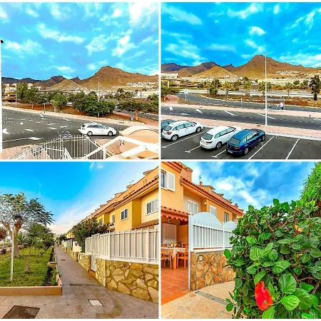 Lägenhet Three Bedroom With Private Patio And Barbecue Costa Adeje (Tenerife)